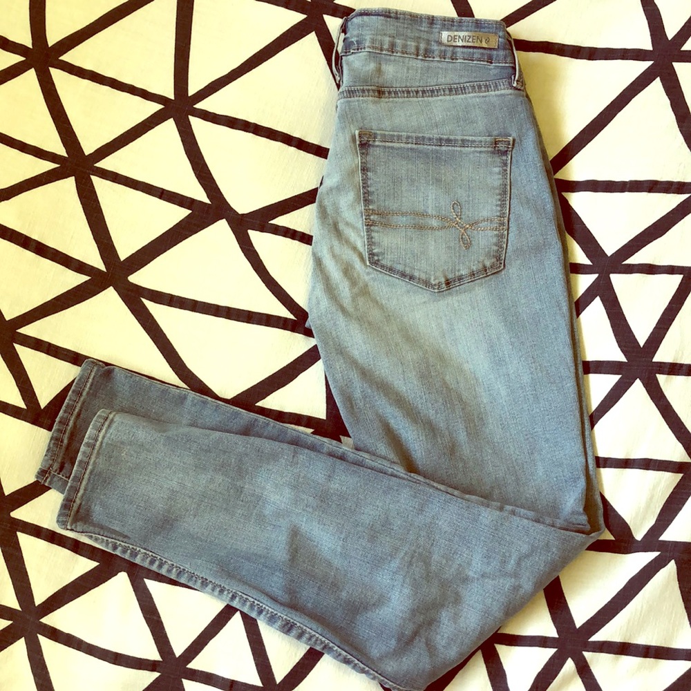 Skinny stone washed jeans